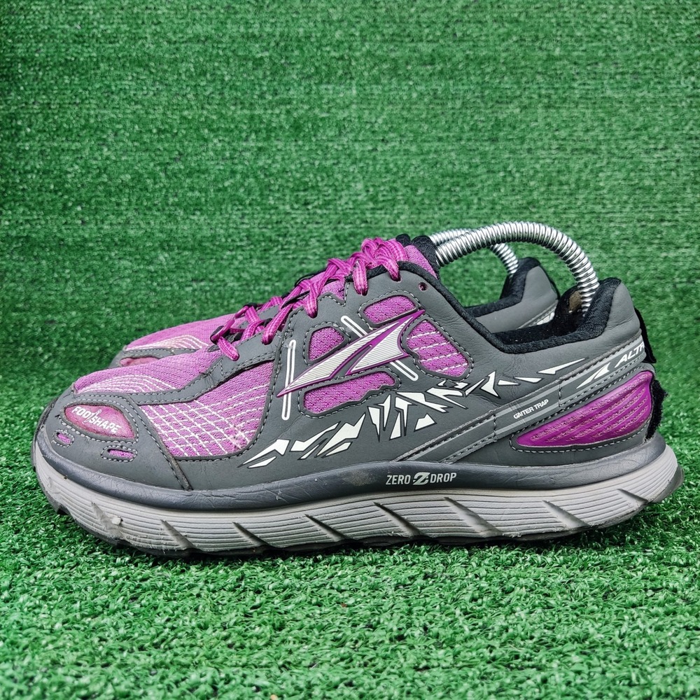 Altra Running Shoes Womens 8.5 Purple Lone Peak 3.5 Trail Zero Drop AFW1755F - Picture 3 of 9